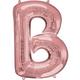 34in Rose Gold Letter Balloon (B)